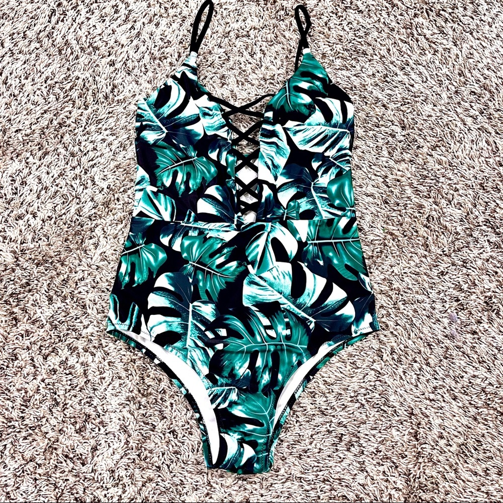 Floral One Piece Swimsuit